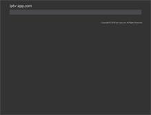 Tablet Screenshot of iptv-app.com